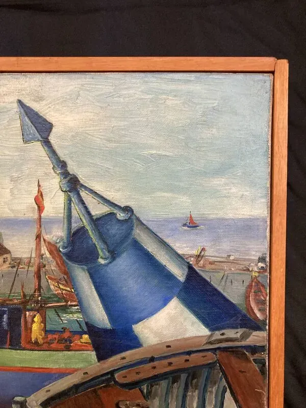 Illustration numéro 4 du produit Port de Belle-Île-En-Mer, Citadelle, huile sur toile