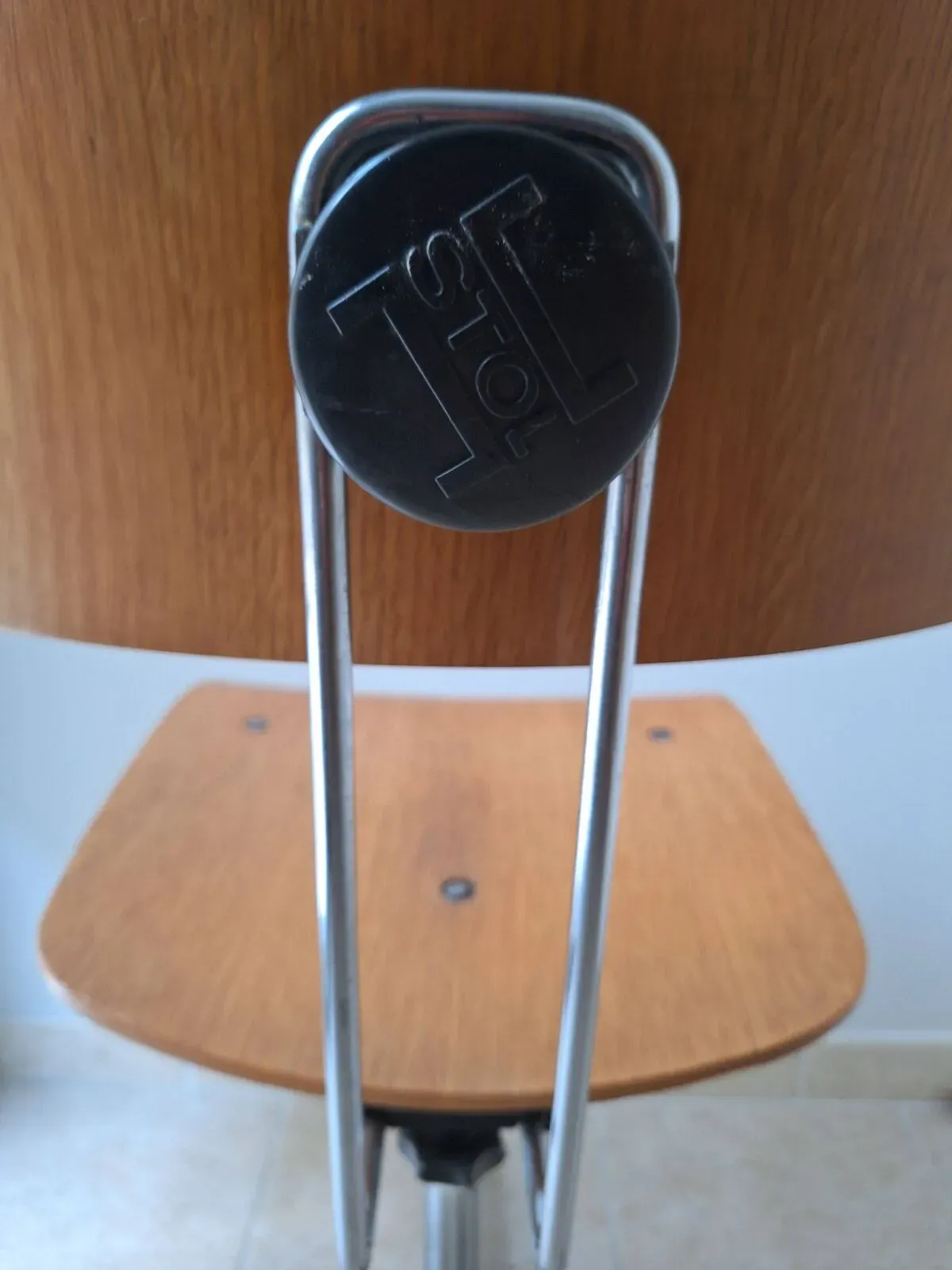 Illustration numéro 4 du produit Chaise de bureau industrielle Mid-Century pivotante réglable vintage Stol Kamnik années 60/70