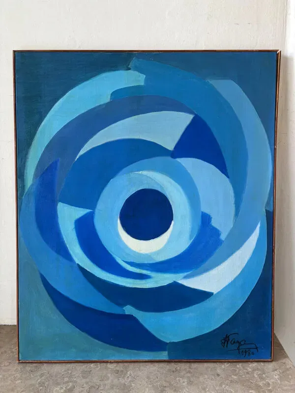 Illustration numéro 4 du produit Rose abstraite signée