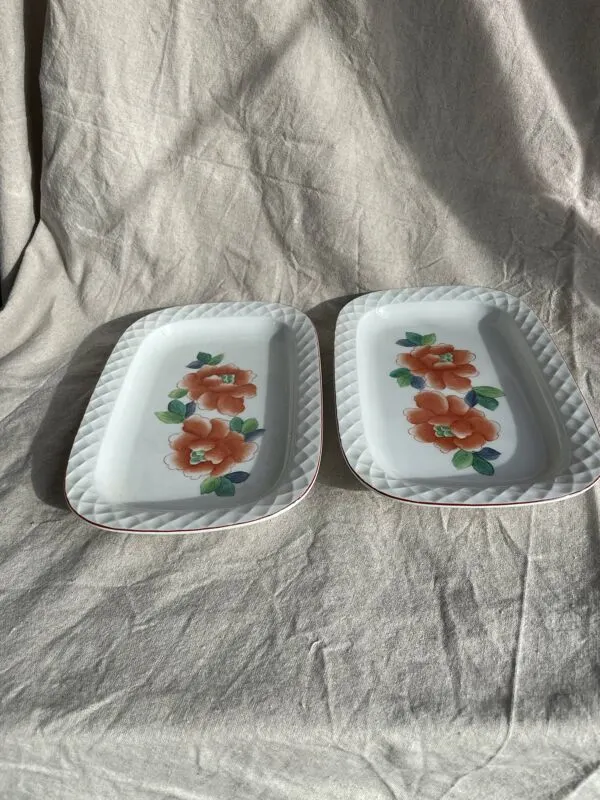 Illustration numéro 4 du produit Deux. Plats de service ravier Allemagne, Thomas, porcelaine