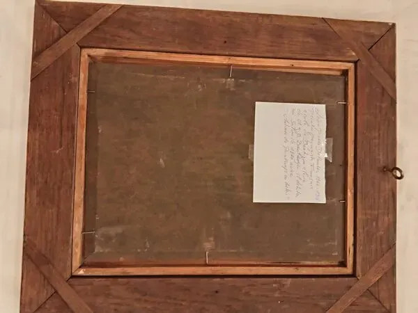 Illustration numéro 4 du produit Tableau Clairière clair obscur XIXe signé Pierre Delambre