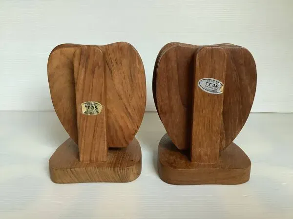 Illustration numéro 4 du produit Dix dessous de verre bois teck scandinave