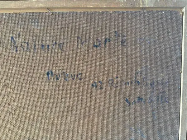 Illustration numéro 4 du produit Nature morte signée du XX siècle