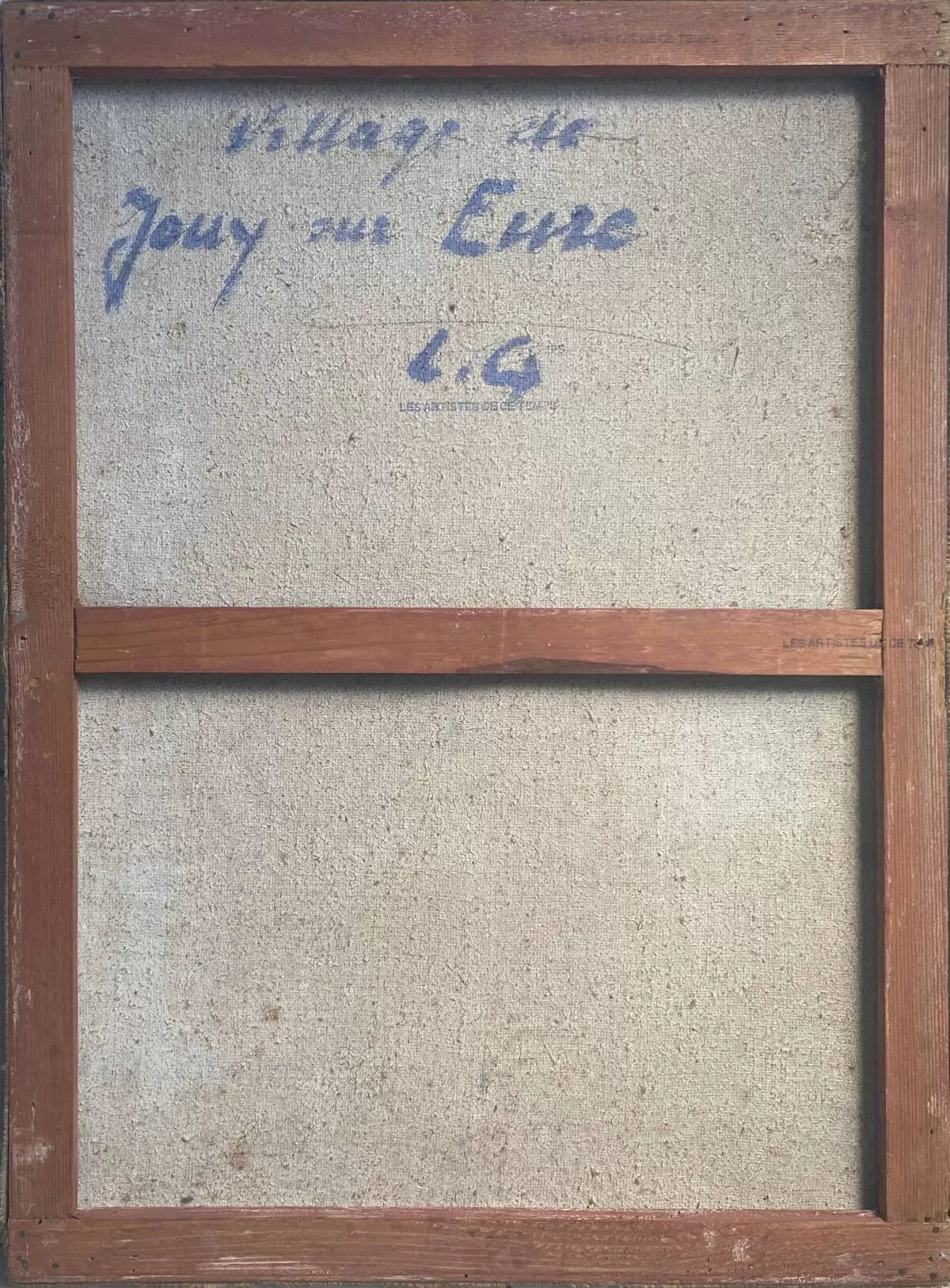 Illustration numéro 4 du produit Tableau HST ''Paysage à Jouy sur Eure'' par Léon Gaudeaux (1893 / 1947)