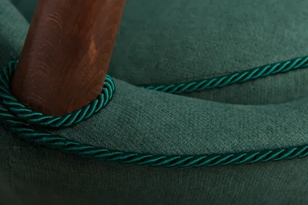 Illustration numéro 4 du produit Ensemble de 2 fauteuils Modèle 345 de J. Jędrachowicz et K. Racinowski pour l'usine de meubles de Poznan, années 1950