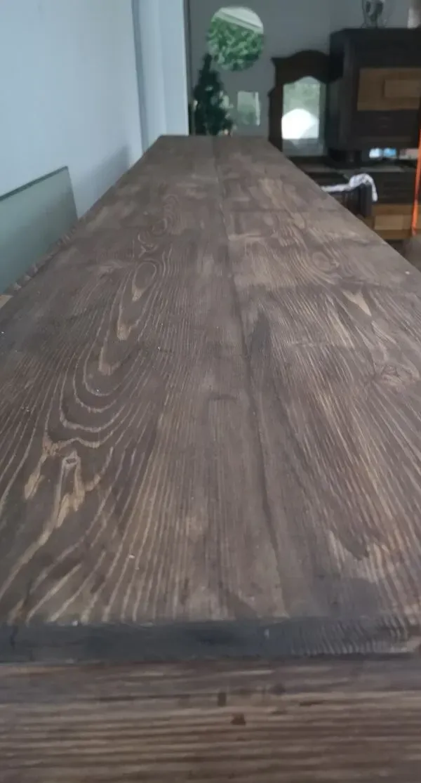 Illustration numéro 4 du produit Meuble de métier en sapin 4 portes coulissantes