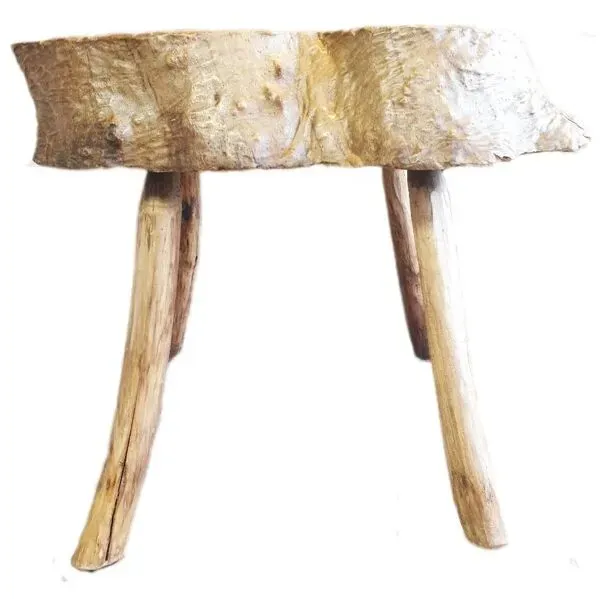 Illustration numéro 4 du produit Billot/table brutaliste/primitif