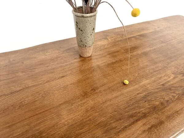 Illustration numéro 4 du produit Table monastère en chêne massif, balustres tournés, France, années 1930