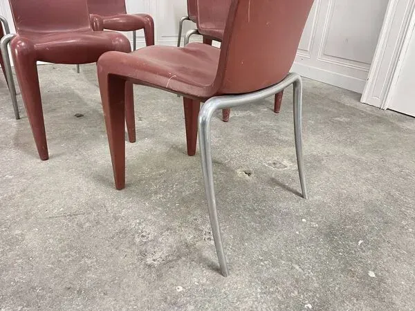 Illustration numéro 4 du produit 8 chaises Starck pour Vitra