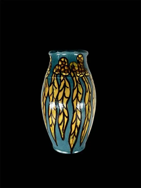 Illustration numéro 4 du produit Vase Art déco en céramique signé Emile Simonod SISPA, France 1930