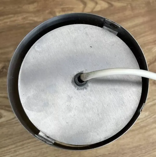 Illustration numéro 4 du produit Paire de lampes Space Age UFO en acier chromé