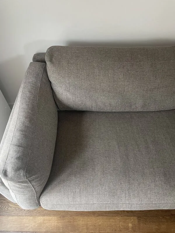 Illustration numéro 4 du produit Canapé 4 places AM PM modèle César Tissu Tweed Cappuccino