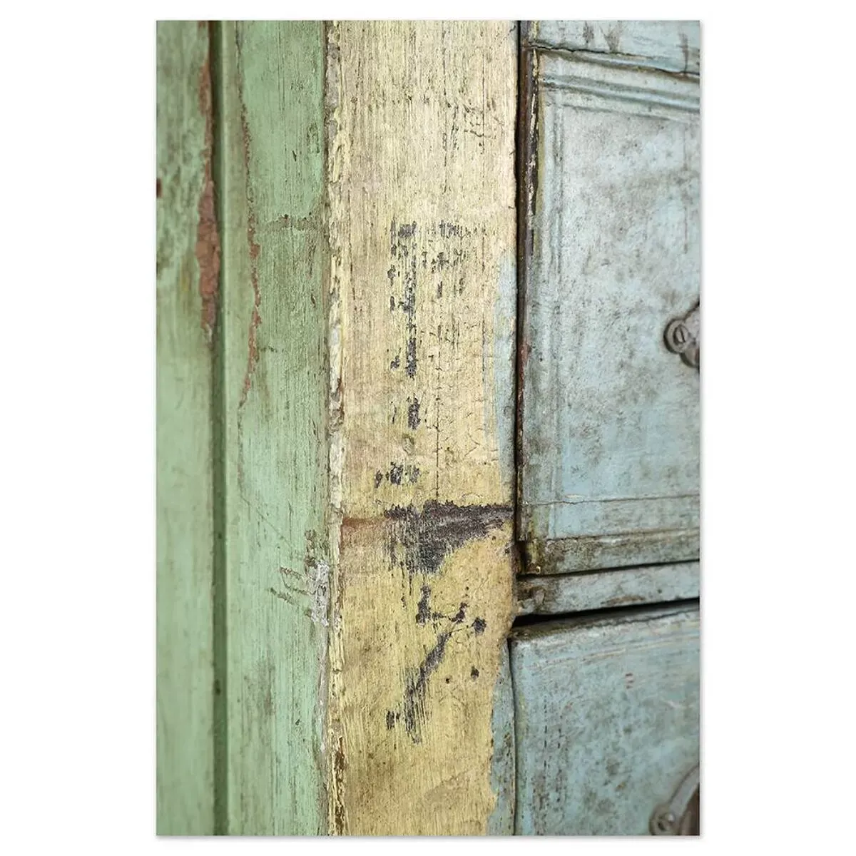 Illustration numéro 4 du produit Meuble d’atelier ancien à 115 Tiroirs en teck ancien