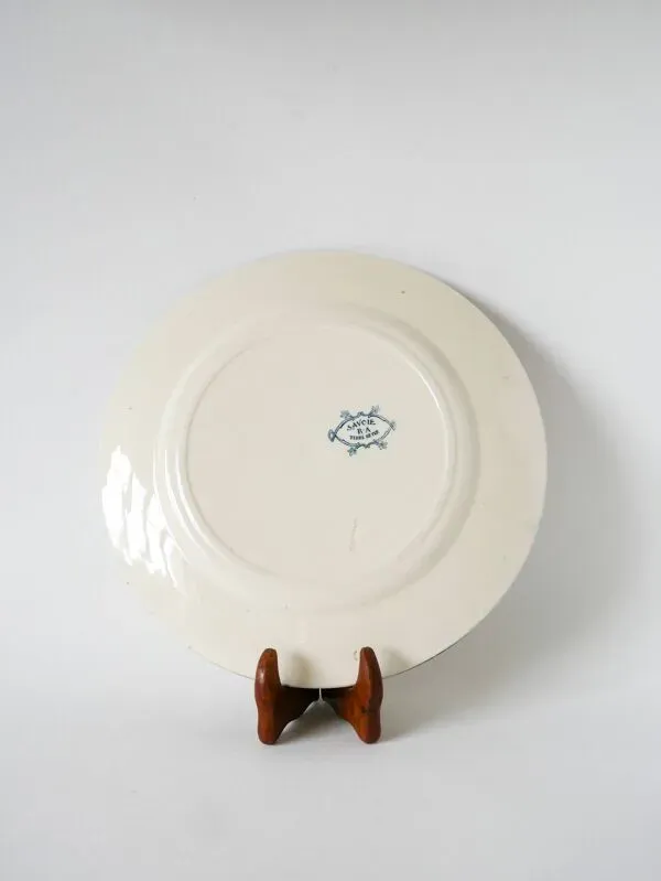 Illustration numéro 4 du produit grand plat rond en Terre de Fer, modèle ''Savoie'', XIXème