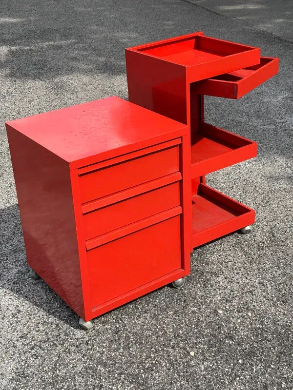 Illustration numéro 4 du produit Caisson en métal par Prisunic 1970