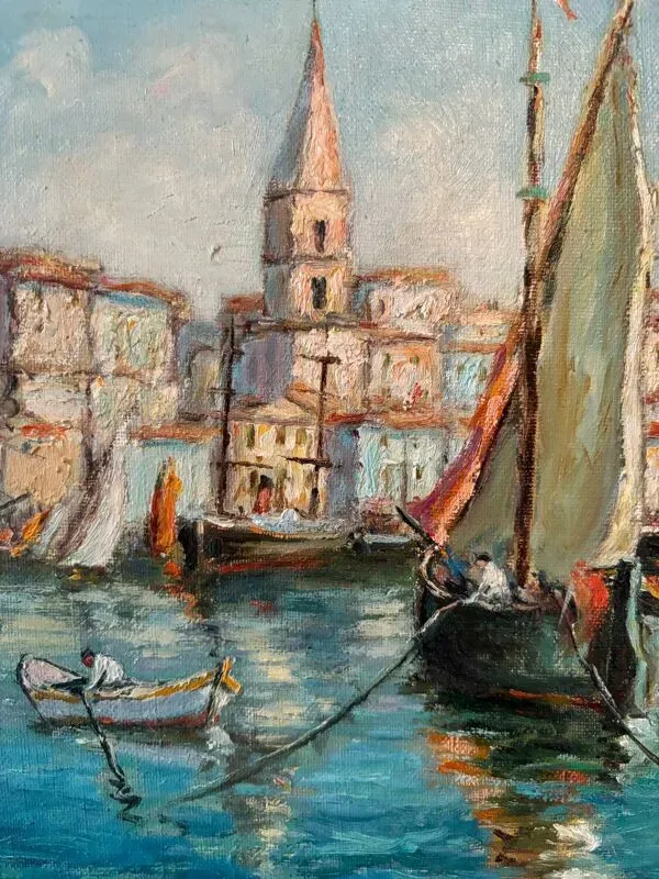 Illustration numéro 4 du produit Port du sud de la France signé