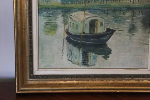 Illustration numéro 4 du produit Peinture huile sur toile, travail d'étude selon Monet