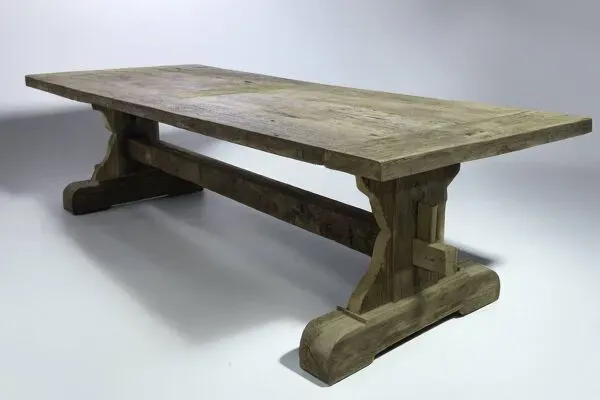 Illustration numéro 4 du produit Table à manger en chêne massif