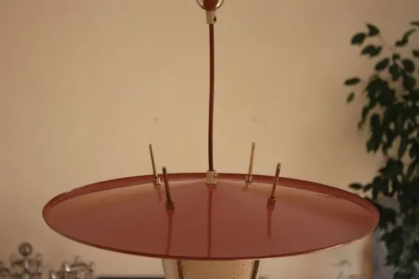 Illustration numéro 4 du produit Suspension laiton et tole perforée  Ernest Igl pour Hillebrand