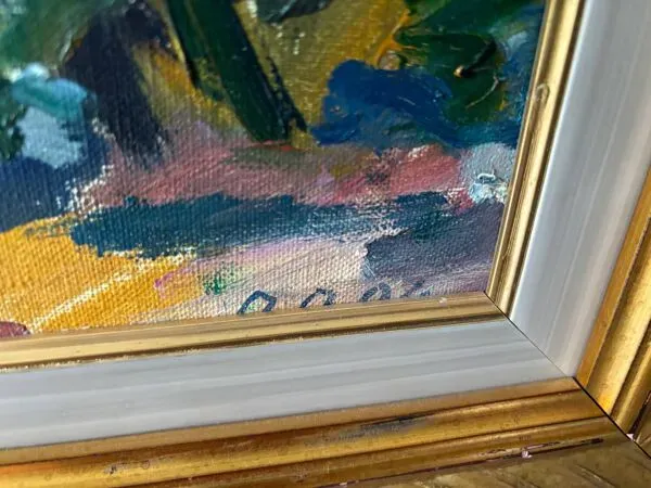 Illustration numéro 4 du produit Paysage école russe signée