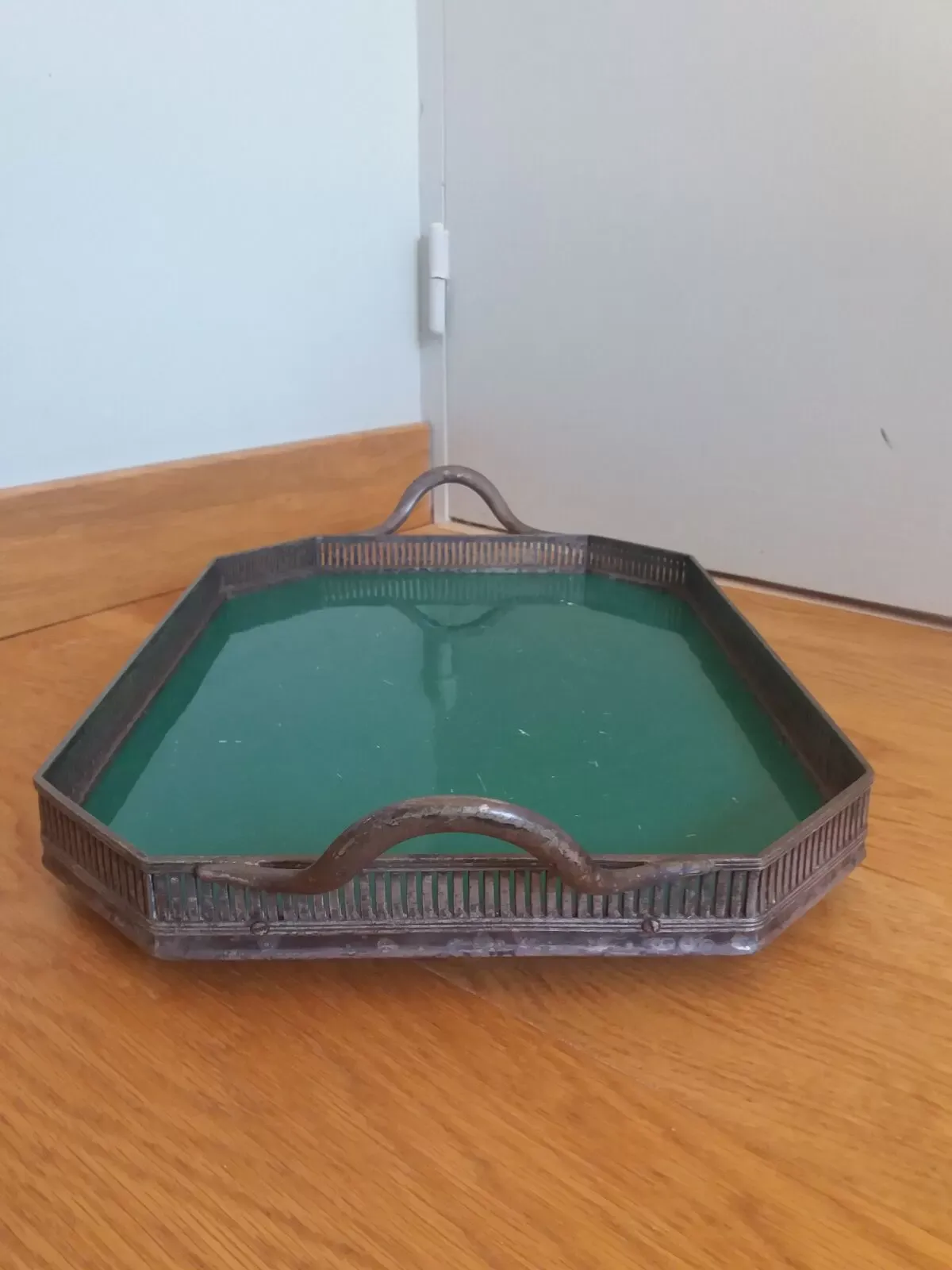 Illustration numéro 4 du produit Plateau anglais Kirby Beard and Co et Royal Worcester 1911 Art Déco