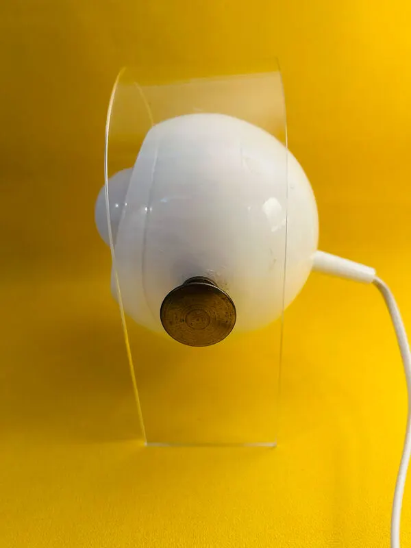 Illustration numéro 4 du produit Lampe Massive Eye Ball Space Age Atomic, France années 70