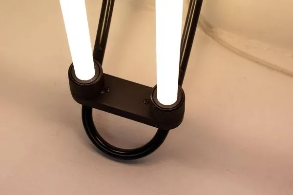 Illustration numéro 4 du produit Lampadaire ou applique fluorescente des années 1980 par Gian Nicola Gigante pour Zerbetto