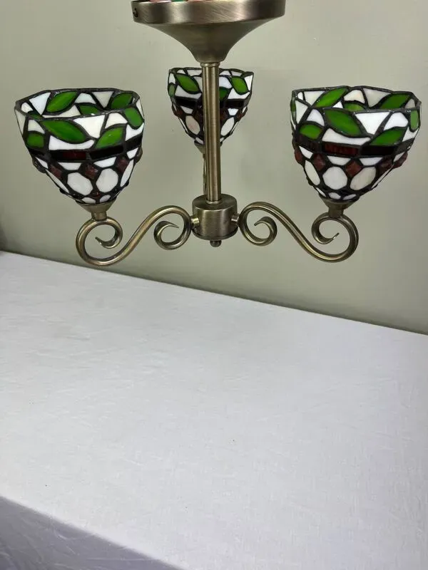 Illustration numéro 4 du produit Lustre pâte de verre