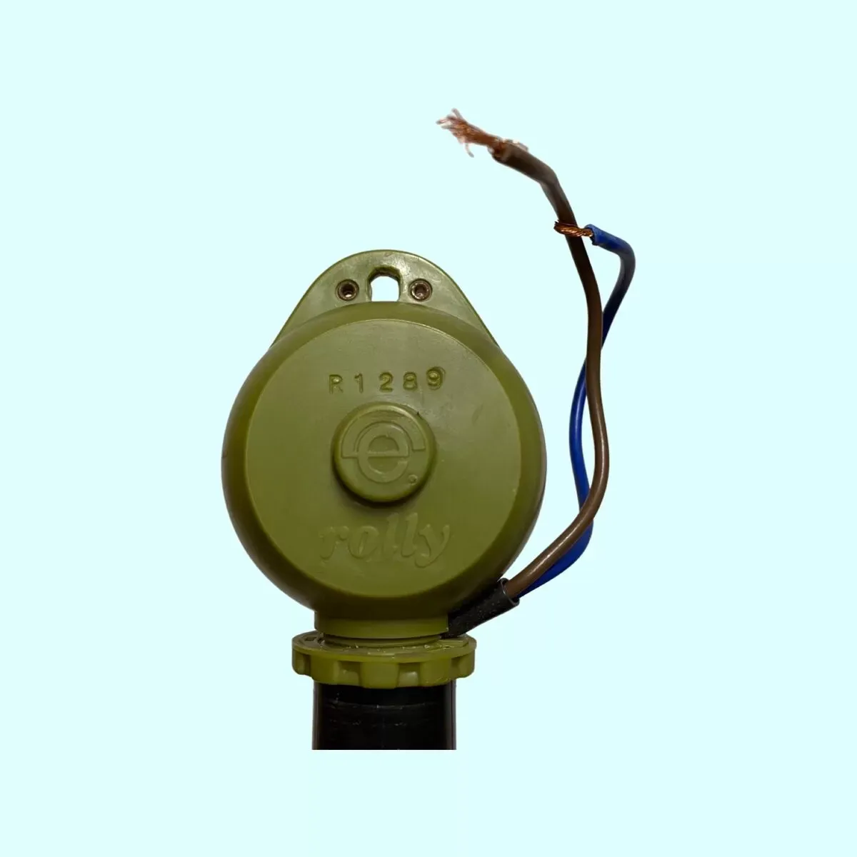 Illustration numéro 4 du produit Suspension rétro danoise design des années 70 avec suspension de couleur crème blanche avec système rolly réglable   Industriel