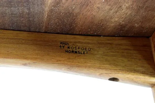 Illustration numéro 4 du produit Suite de 6 chaises Niels Koefoed 'Eva' - design danois en teck - vintage