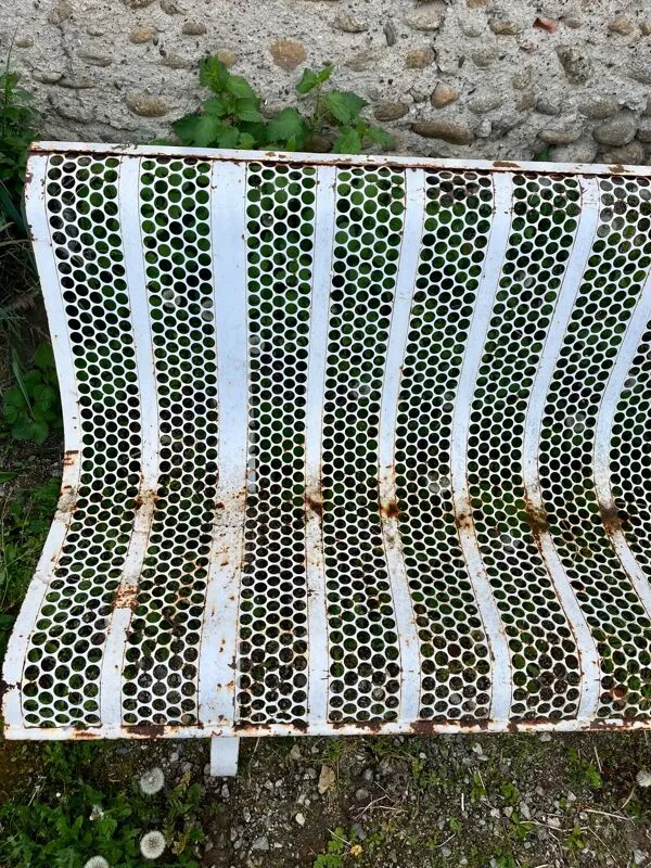 Illustration numéro 4 du produit Banc public, mobilier urbain, banc de jardin en fer forgé