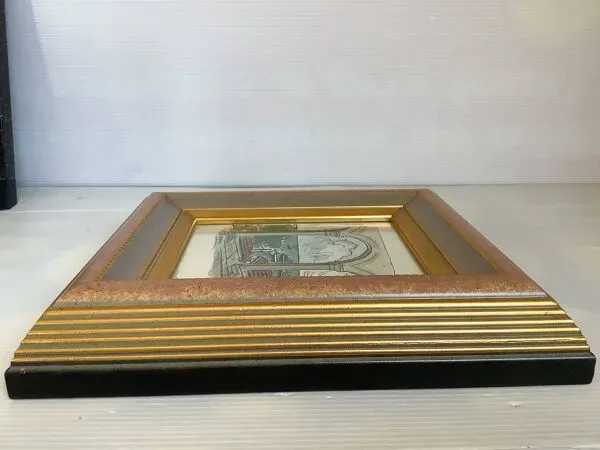 Illustration numéro 4 du produit Tableau aquarelle signée vue sur mer Marine