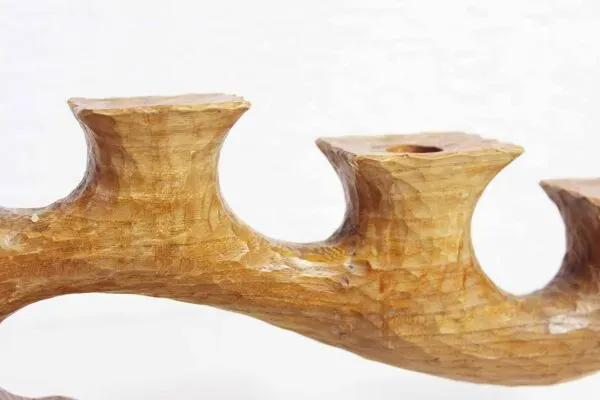 Illustration numéro 4 du produit Bougeoir anthroposophique en chêne 1950