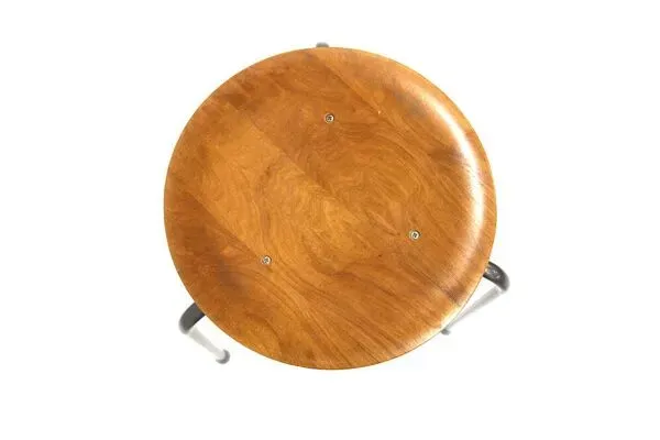 Illustration numéro 4 du produit Set de 2 tabourets en teck et métal, Suède, 1960