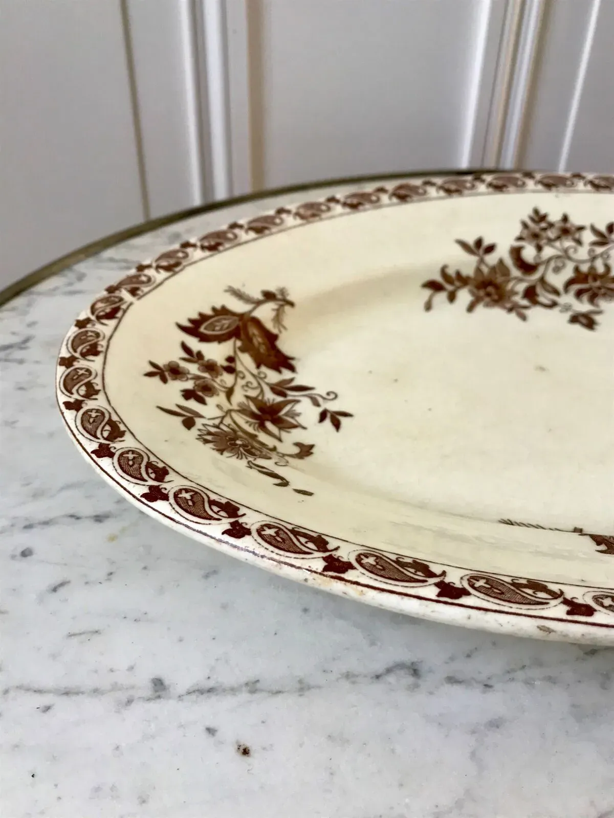 Illustration numéro 4 du produit Plat en Terre de Fer XXème