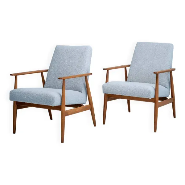 Illustration numéro 4 du produit Fauteuil Lisek Mid-Century – Original vintage des années 1960 restauré par Henryk Lis