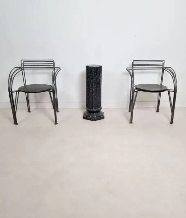 Illustration numéro 4 du produit Ensemble de 4 fauteuils par Pascal Mourgue pour Fermob