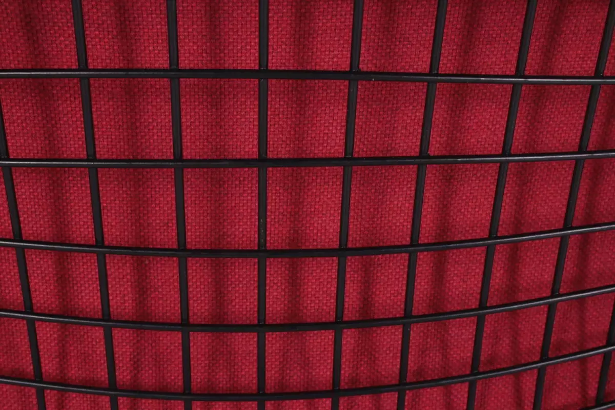 Illustration numéro 4 du produit Fauteuil avec pouf modèle Bird  Harry bertoia pour Knoll, années 1980