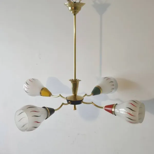 Illustration numéro 4 du produit Lustre rockabilly 1950 vintage