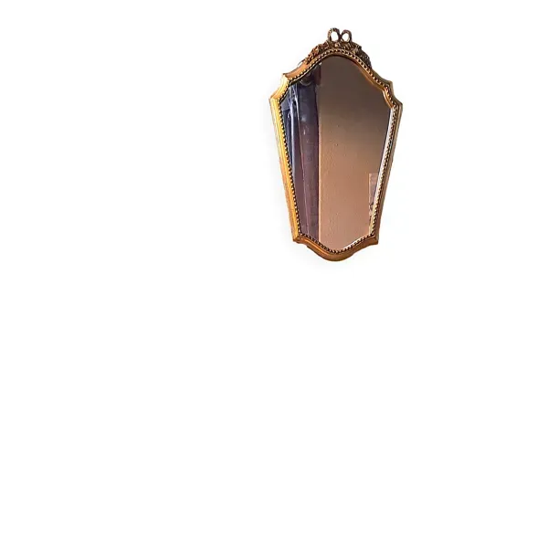 Illustration numéro 4 du produit Miroir Doré XX France Décoration vintage Cadre bois dorure classique