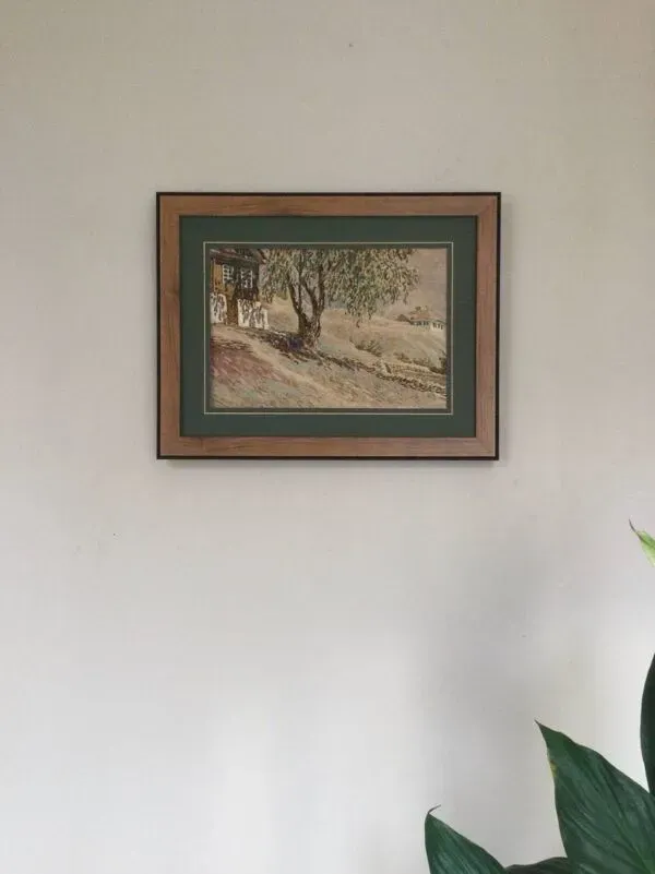 Illustration numéro 4 du produit Ecole russe,Village sur le Don.Aquarelle