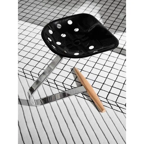 Illustration numéro 4 du produit Tabouret Mezzadro - Zanotta - Achille et Pier Giacomo Castiglioni