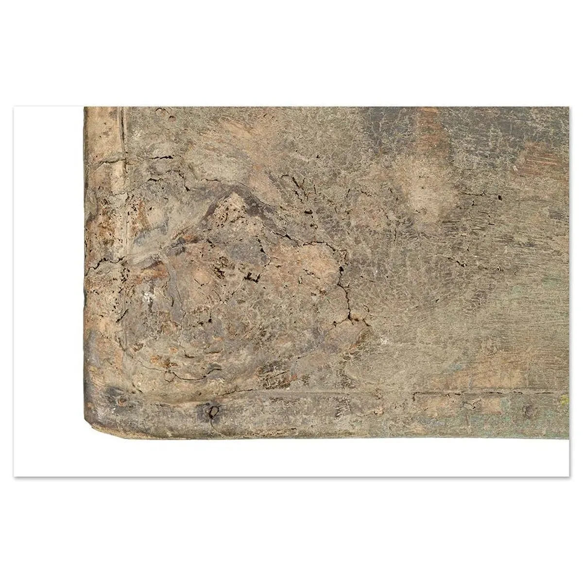 Illustration numéro 4 du produit Table basse en bois massif patiné