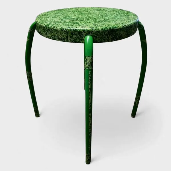 Illustration numéro 4 du produit Tabouret Vintage IKEA ''FÖRBY'' – Design Maria Vinka