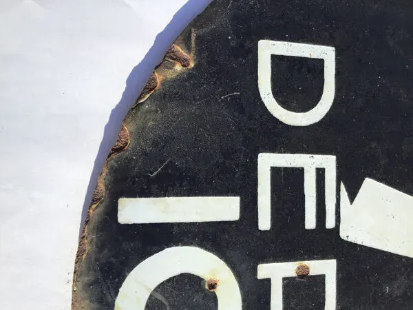 Illustration numéro 4 du produit Plaque émaillée teinture dégraissage double face