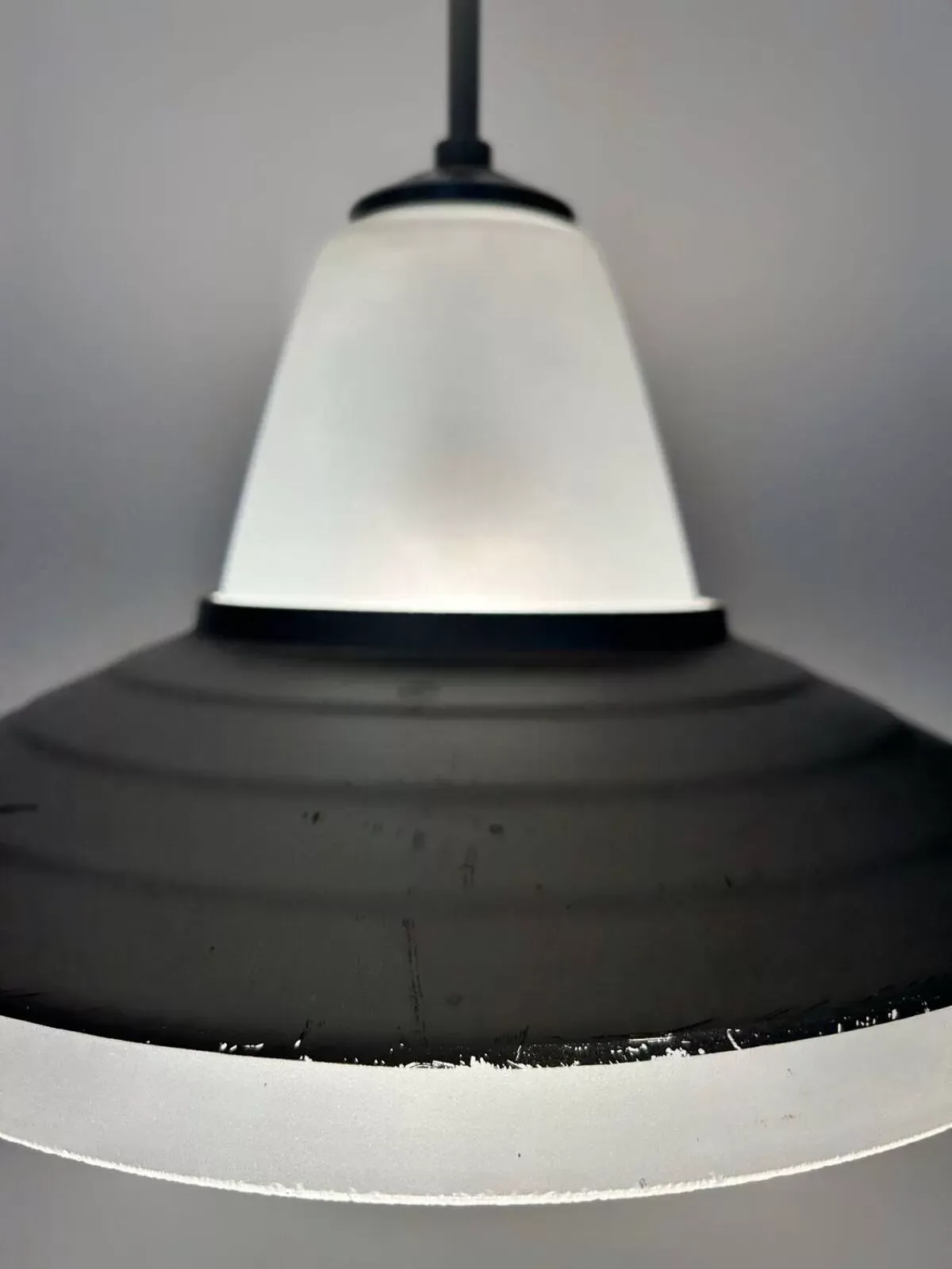 Illustration numéro 4 du produit Lustre design Bauhaus Adolph Meyer années 40