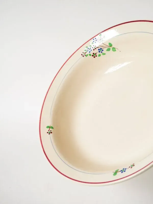 Illustration numéro 4 du produit plat saladier Moulin des Loups, Modèle ''Isabelle'', 1950