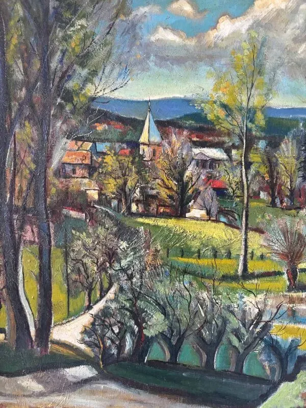 Illustration numéro 4 du produit Paysage signé de 1946