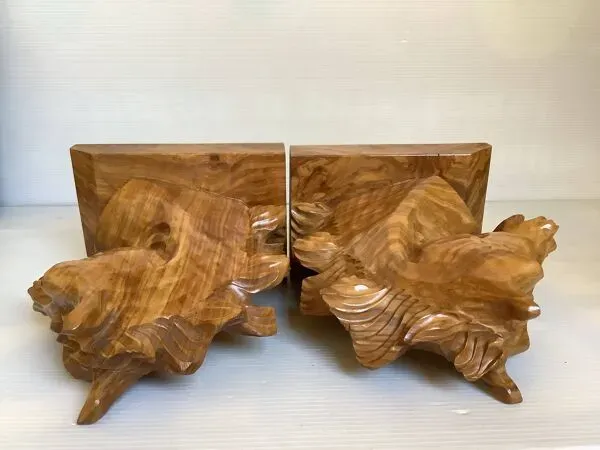 Illustration numéro 4 du produit Paire de serre livres chevaux