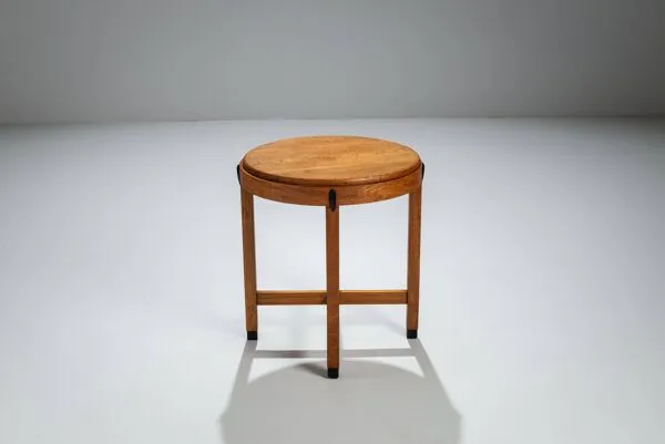 Illustration numéro 4 du produit Table d'appoint ronde Art Déco École d'Amsterdam